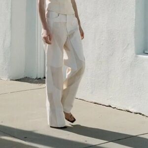 NEW Zara Patchwork Jeans